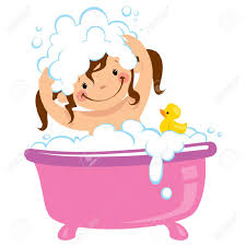 Learn with duck bath coloring pages childerns toddlres babies colors. A Baby Girl Having Bath In A Bathtub With Lot Of Soap Lather And A Rubber Duck Stock Photo Picture And Royalty Free Image Image 30691102
