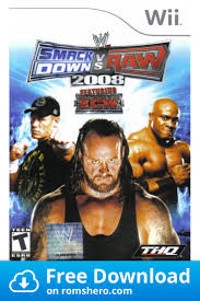Download Wwe Smackdown Vs Raw 2008 Nintendo Wii Wii Isos Rom Wii Games Wwe Game Wwe