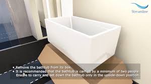 We did not find results for: Streamline Acrylic Freestanding Bathtub Installation Video Youtube