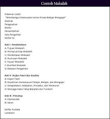 Ada berbagai jenis lampiran, seperti misalnya lampiran untuk skripsi, lampiran makalah. 4 Contoh Makalah Penelitian Kuliah Singkat Benar Lengkap
