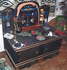 Egyptian Wiccan Home Altar Wiccan Altar