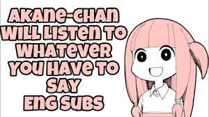 GYARI Feat. Akane /Yukari /Maki /Aoi】Akane-chan Will Listen to Whatever You  Have to Say (Eng Subs) - YouTube