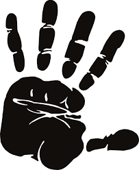 Handprint Hi Png 486 595 Silhouette Clip Art Silhouette Stencil Clip Art
