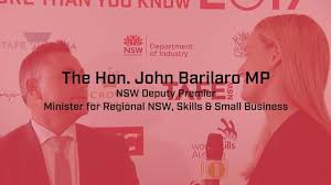 Member for monaro john barilaro mp. National Skills Week 2017 Nsw Launch Nsw Dp John Barilaro Skillsone
