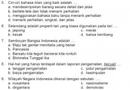 Pin di document from id.pinterest.com. Soal Ulangan Harian Kelas 5 Tema 3 Subtema 2 Pendidikangratis Id