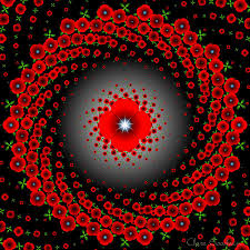 Flanders Fields By Clare Goodwin Fractal Art Aztec Art Art