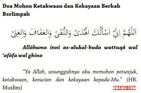 Doa Memohon Ketakwaan Kekayaan Berkah Berlimpah Kata Kata Indah Doa Motivasi