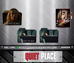The premise is simple, we get no back story as to why the family have to stay silent, but within 5 minutes with an unexpected moment we can see what the. A Quiet Place 2018 Folder Icon Pack By Deoxsis On Deviantart