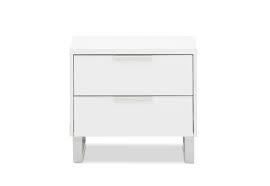 2 drawer white bedside tables. White Ice 2 Drawer Bedside Table Amart Furniture