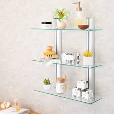 Floating glass shelves for bathroom. Decorative Wall Shelves For Bathroom Cheaper Than Retail Price Buy Clothing Accessories And Lifestyle Products For Women Men