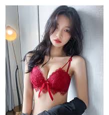 Underwear Cute Girl Small Breasts Gathered Bras No Steel Ring Breast Top  Support Anti-sagging Pure Desire Style Bra Set - Bra & Brief Sets -  AliExpress