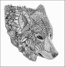 The frame around the picture has amazing detail and. Wolf Coloring Pages For Adults Best Coloring Pages For Kids