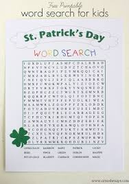 Patrick's day word search free printable worksheet packed with 15 words to find such as shamrock, ireland, and rainbow. St Patrick S Day Word Search She Liz Or So She Says