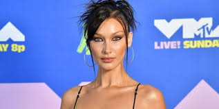 Bella hadid's fashion dreams are coming true! Bella Hadid Brings Back Naked Dressing In A See Through Body Suit At The 2020 Mtv Vmas