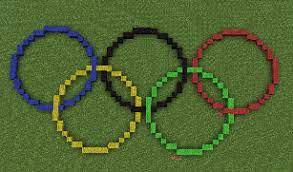 In june 2014, minecraft 's creator sent out a tweet hoping to gauge the interest of any outside parties in purchasing his mojang shares. Olympic Rings Minecraft By Whisperingcrazywords On Deviantart