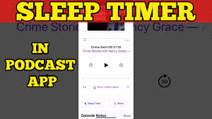 How To Use The Sleep Timer Feature In The Podcasts App Youtube