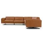 NEMAN LEATHER SECTIONAL SOFA Mobilia