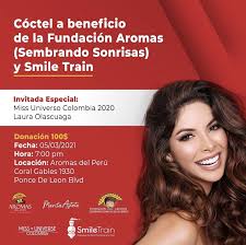 Laura olascuaga explica por qué no será virreina. Miss Universo Colombia Laura Olascuaga Y Marita Astete Se Unen A Beneficio De La Fundacion Aromas Sembrando Sonrisas Y Smile Train Provizion