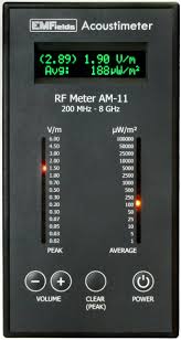 This meter can detect a broad range of rfs, all the way to 8 ghz covering the vast majority of wireless technology and 5g frequencies initially used. Acoustimeter Am11 Emfields Solutions