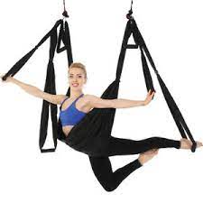 Yoga hammocks can be used by people who just start trainings (beginners) and for advanced in trainings people. Black Aerial Hanging Yoga Swing Sling Bearing Hammock Inversion Trapeze Tool Us Ebay