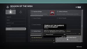 All Season Of The Wish Secret Triumphs In Destiny 2 | Attack Of The Fanboy