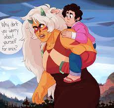 one triforce short of a happy meal — buttercupbutch: jasper won't allow  steven to pry....