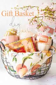 Think of our list as a guide—use these ideas as is, or just as a way to get your own ideas flowing. Gift Basket Ideas Pretty In Pink Happy Happy Nester
