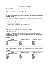 Contoh soal bahasa inggris comparative and superlative. Positive Degree Of Comparison Adjective Phonology