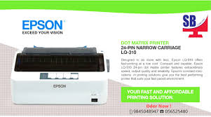 Epson will help you save printing. Sb Computers Epson Lq 310 Dot Matrix Printer Lq310 Lq Facebook
