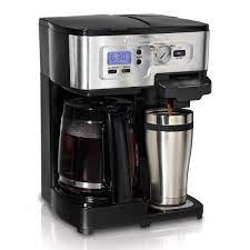 Then the hamilton beach coffee brewer might just become your favorite appliance. Flexbrew 2 Way Coffee Maker With 12 Cup Carafe Pod Brewing Black Stainless 49983 Hamiltonbeach Com