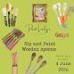 Sip and Paint Wooden Spoons