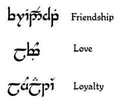 Chaldean a new form of aramaek: Image Result For Writing Love In Different Languages Elvish Tattoo Sanskrit Tattoo Lord Of The Rings