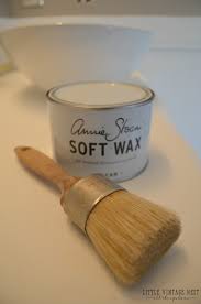 One or two coats of shellac applied with a cloth pad will stop this happening. How To Use Annie Sloan Clear Wax Tips Tricks