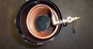 Heating Coil For A Rocket Stove Radiant Heat Boiler Rocket Mass Heater Rocket Stoves Rocket Stove Mass Heater