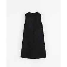 Zara Funnel Collar Dress Black Collared Dress Collar Dress Kohls Dresses