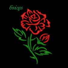 Download Rose Embroidery Design Outline By Gretaembroidery On Zibbet SVG Cut Files