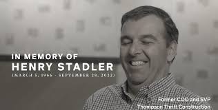 Thompson Thrift is excited to introduce The Stadlership, a Thompson Thrift  Internship Experience dedicated to Henry Stadler, late SVP and COO of  Thompson Thrift Construction. , One of Henry's most ...