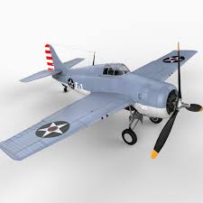 Grumman F4f Wildcat 3d Model Ad F4f Grumman Model Wildcat Aircraft Modeling Wild Cats Aircraft