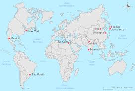 Ce graphique montre les 20 pays les plus peuplés du monde en 2020, en fonction de la part de la population mondiale. Les Dix Plus Grandes Metropoles Mondiales 3e Carte Geographie Kartable