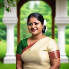 Traditional Attire Portraits of Chubby Malayali and Tamil Aunty | Cultural  Background and Warm Expressions
