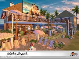 The Sims 4 Aloha Beach Aloha Beaches Sims 4 Sims House