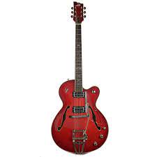 Duesenberg Imperial Red Burst W Hardshell Case Guitar Music Electric Guitar
