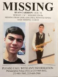 Joe Sullivan على X: ".@PhillyPolice Missing since 11/26 430p 7th District  PACs HS RYAN CARRION 16yrs old Info call 911 or NEDD 2156863154  http://t.co/hFhfU8qhNB"