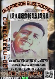 Sabes algo de MARIO ALBERTO DE ALBA BARRERA? ¡¡Ayúdanos a saber de su  paradero, su familia está desesperada por no saber nada de el!! Manda un  mensaje todo será totalmente anónimo 👤🚫