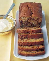 Make a well in the center and pour in the egg mixture. ÂºÂºÂºdate Nut Spice Bread Date Nut Bread Banana Nut Bread Bread Recipes Homemade