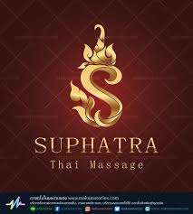 ผลงานออกแบโลโก ร านนวดแผนไทย โลโก ต วอ กษร thai massage logo โลโก ต วอ กษร