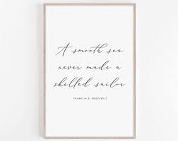 These brief words often help lift us up and strengthen our resolve. Skilled Sailor Etsy