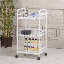 Arya Cihaz Tasima Ve Setup Sehpasi 3 Rafli Beyaz Sac Probed 2020 Cihaz Raf Sac