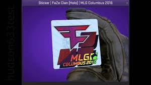 Faze Clan Columbus 2016 Holo Csgo Youtube This capsule contains a single sticker autographed by one of the players from faze clan at mlg columbus 2016. faze clan columbus 2016 holo csgo