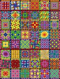 new 2016 challenge quilt chart pack cross stitch geometric